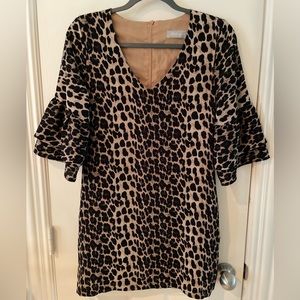 Leopard Print Mini Dress